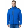 Bluza polarowa chabrowa wstawki czarne roz.L